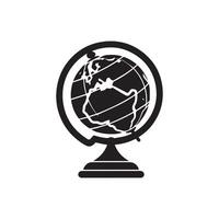 globe icône. la géographie signe. Terre globe symbole. vecteur illustration