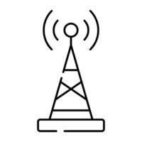 une unique conception icône de signal la tour vecteur