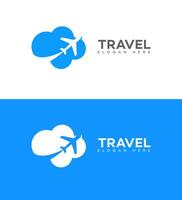 Voyage app logo icône marque identité signe symbole vecteur
