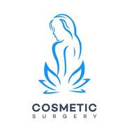 cosmétique chirurgie logo icône marque identité signe symbole modèle vecteur