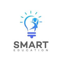 intelligent éducation logo icône marque identité signe symbole modèle vecteur