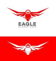 Aigle logo icône marque identité signe symbole modèle vecteur