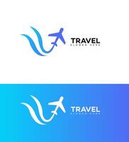 Voyage agence logo icône marque identité signe symbole vecteur