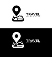 Voyage app logo icône marque identité signe symbole vecteur