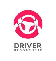 chauffeur formation logo icône marque identité signe symbole modèle vecteur