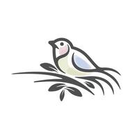 oiseau logo collection vecteur