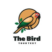 oiseau personnage mascotte logo vecteur
