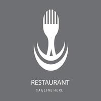 restaurant fourchette cuillère logo vecteur. restaurant nourriture logo icône illustrateur.fork et cuillère logo symbole pour tout restaurant nourriture régime vecteur