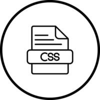 icône de vecteur css