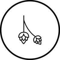 icône de vecteur de houblon