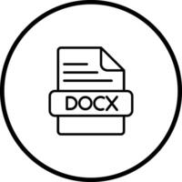 icône de vecteur docx