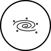 icône de vecteur de trou noir