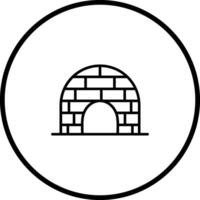 icône de vecteur d'igloo