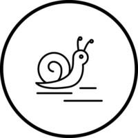 icône de vecteur d'escargot
