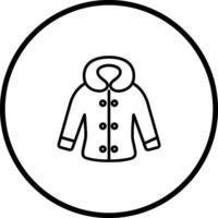 icône de vecteur de vêtements d'hiver