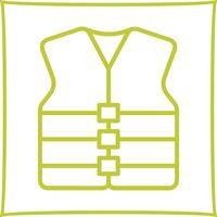 icône de vecteur de gilet de sauvetage