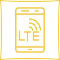 lte vecteur icône