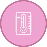 icône de vecteur de thermomètre