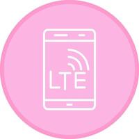 lte vecteur icône