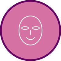 ancienne icône de vecteur de masque facial