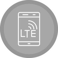 lte vecteur icône