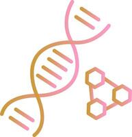icône de vecteur d'adn