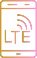 lte vecteur icône