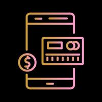 icône de vecteur de banque mobile