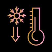 icône de vecteur de thermomètre