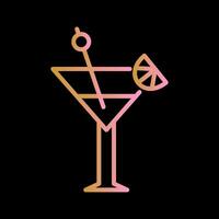 icône de vecteur de martini