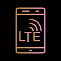 lte vecteur icône