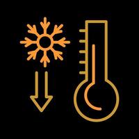 icône de vecteur de thermomètre