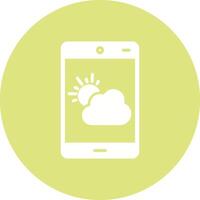 icône de vecteur d'application météo