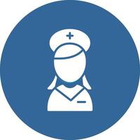 icône de vecteur d'infirmière