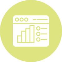 icône de vecteur d'analyse web