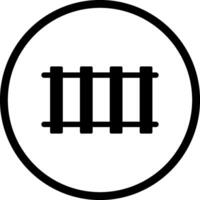 icône de vecteur de rails