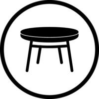 icône de vecteur de petite table