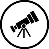 icône de vecteur de télescope
