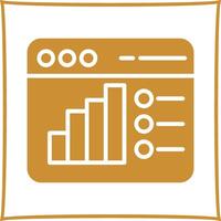 icône de vecteur d'analyse web