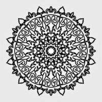 illustration de mandala abstrait concept décoratif vecteur