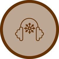 icône de vecteur de cache-oreilles
