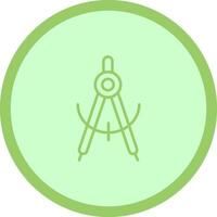 icône de vecteur de boussole géométrique