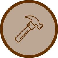 icône de vecteur de marteau