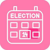 icône de vecteur de jour d'élection