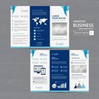 conception de modèle de couverture de rapport annuel d'affaires brochure brochure vecteur
