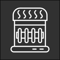 icône de vecteur de chauffage au gaz