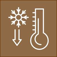 icône de vecteur de thermomètre