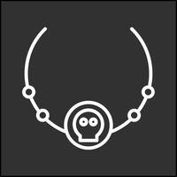 icône de vecteur de collier de pirate