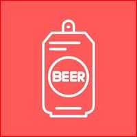 Bière pouvez ii vecteur icône