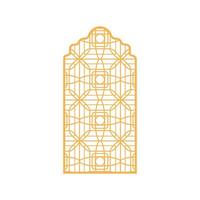 arabe ornemental les fenêtres. islamique cambre, arabe ornemental traditionnel musulman vecteur illustration conception. décoratif arabe fenêtre avec arabesque ornemental motifs, islamique porte Indien porte.